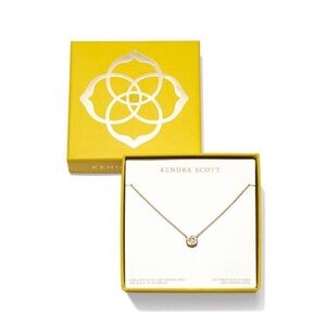 Kendra Scott Gold October birthstone Pendant Necklace New